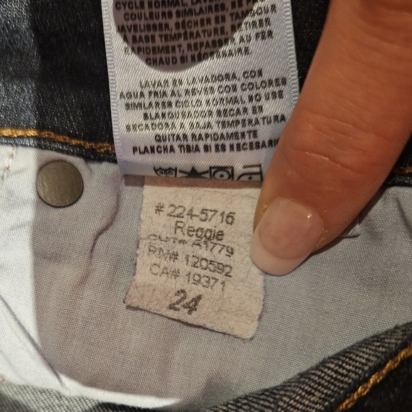 Rich & Skinny Ankle Peg in Reggie Low-rise Blue Jeans size24 - Picture 7 of 7